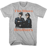 The Blues Brothers Blues Bros Official Heather T-Shirt
