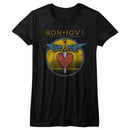 Bon Jovi Bad Name Official Ladies T-Shirt