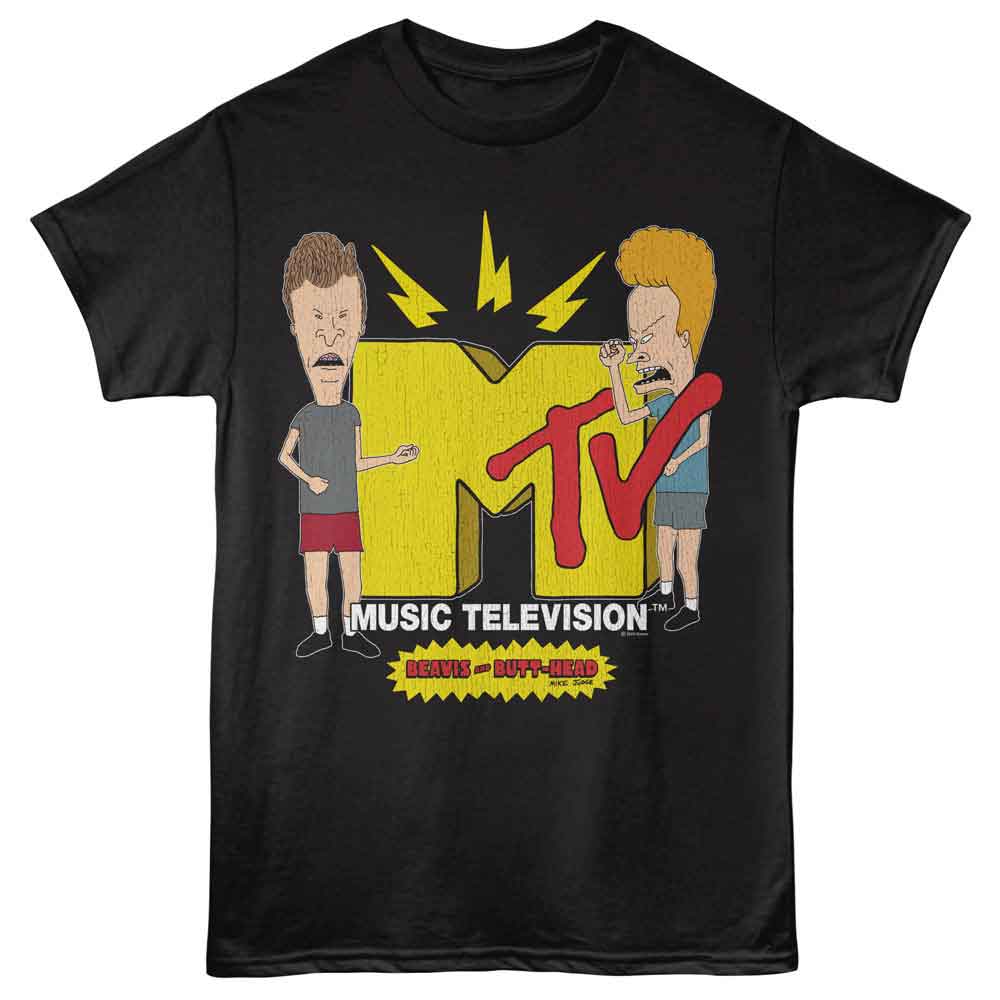 Beavis And Butthead Rockin To MTV Official T-Shirt