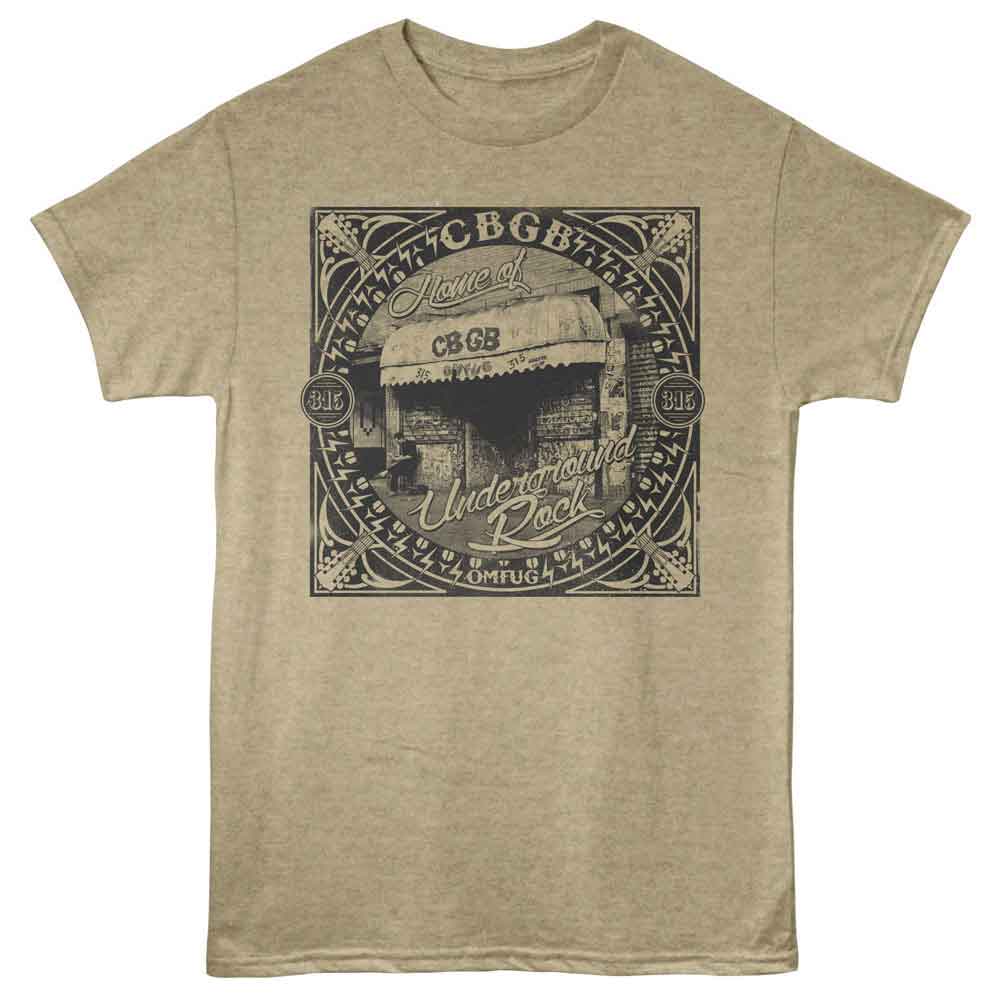 CBGB Underground Rock Official Heather T-Shirt