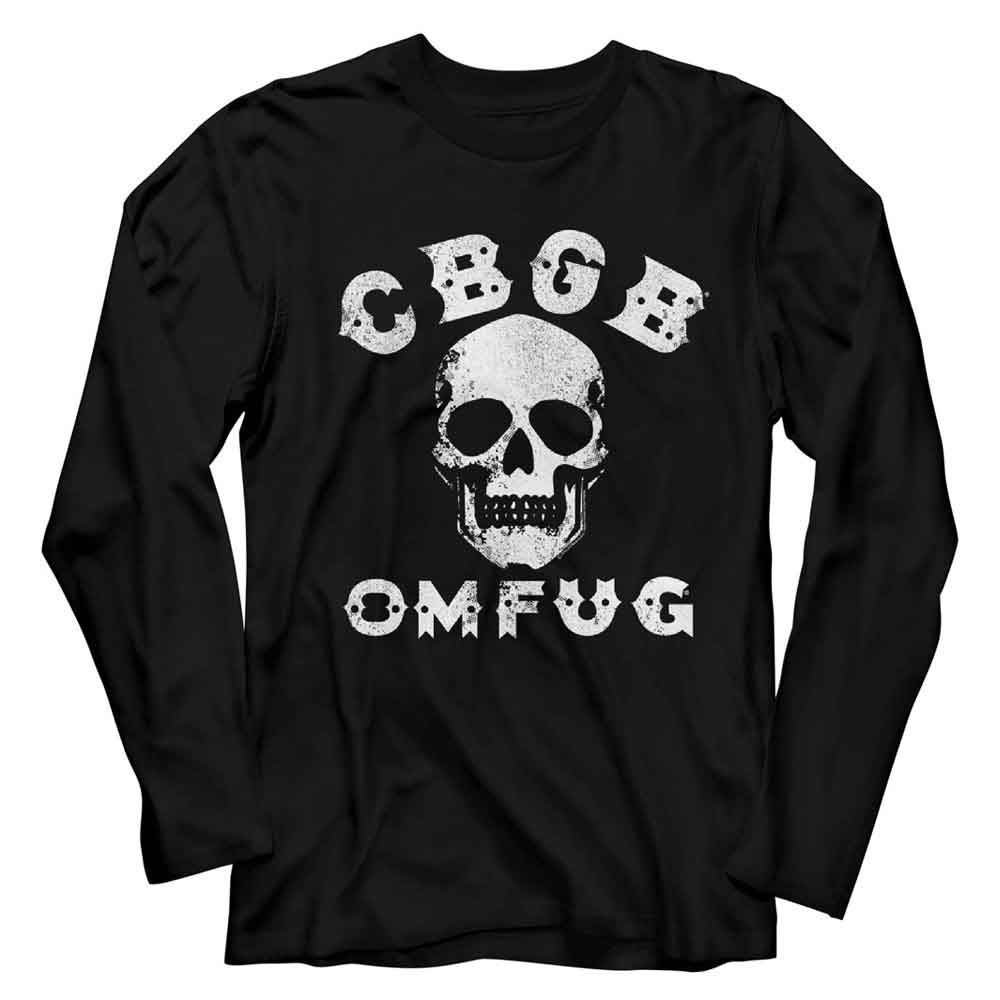 CBGB Skull LS Official T-Shirt