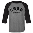 CBGB Black & Gray Official Raglan T-Shirt