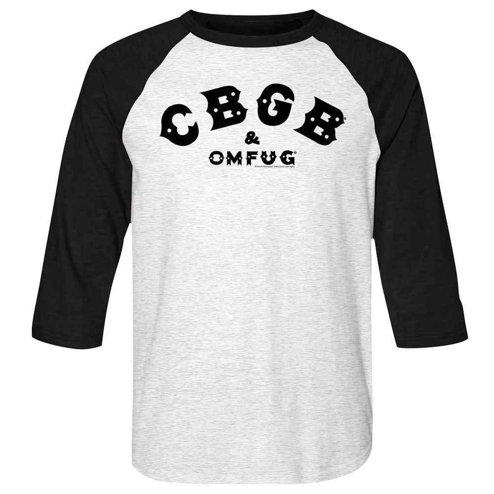 CBGB Black Logo Official Raglan T-Shirt