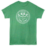 CBGB Logo Kelly Green Official Heather T-Shirt