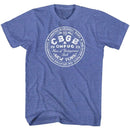 CBGB Circle Royal Blue Heather T-Shirt