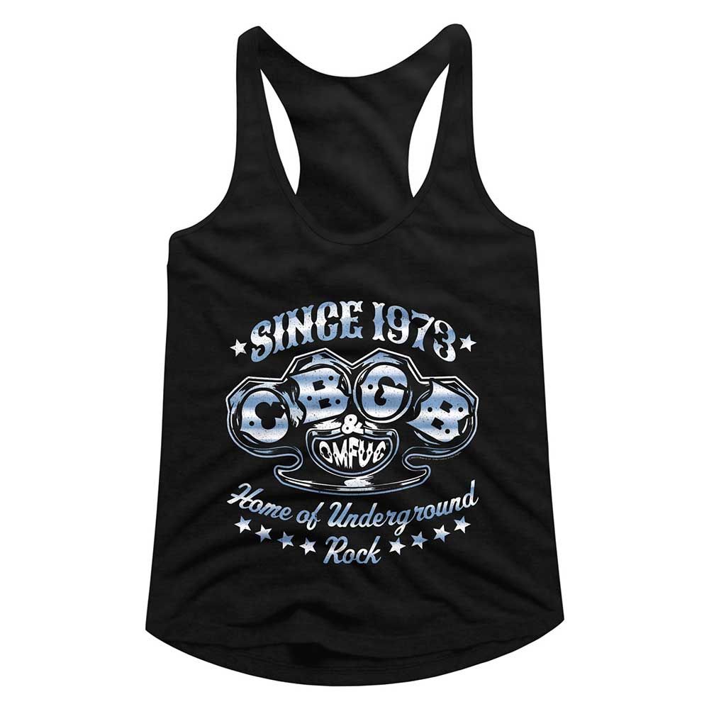 CBGB Knuckles Official Ladies Racerback Shirt