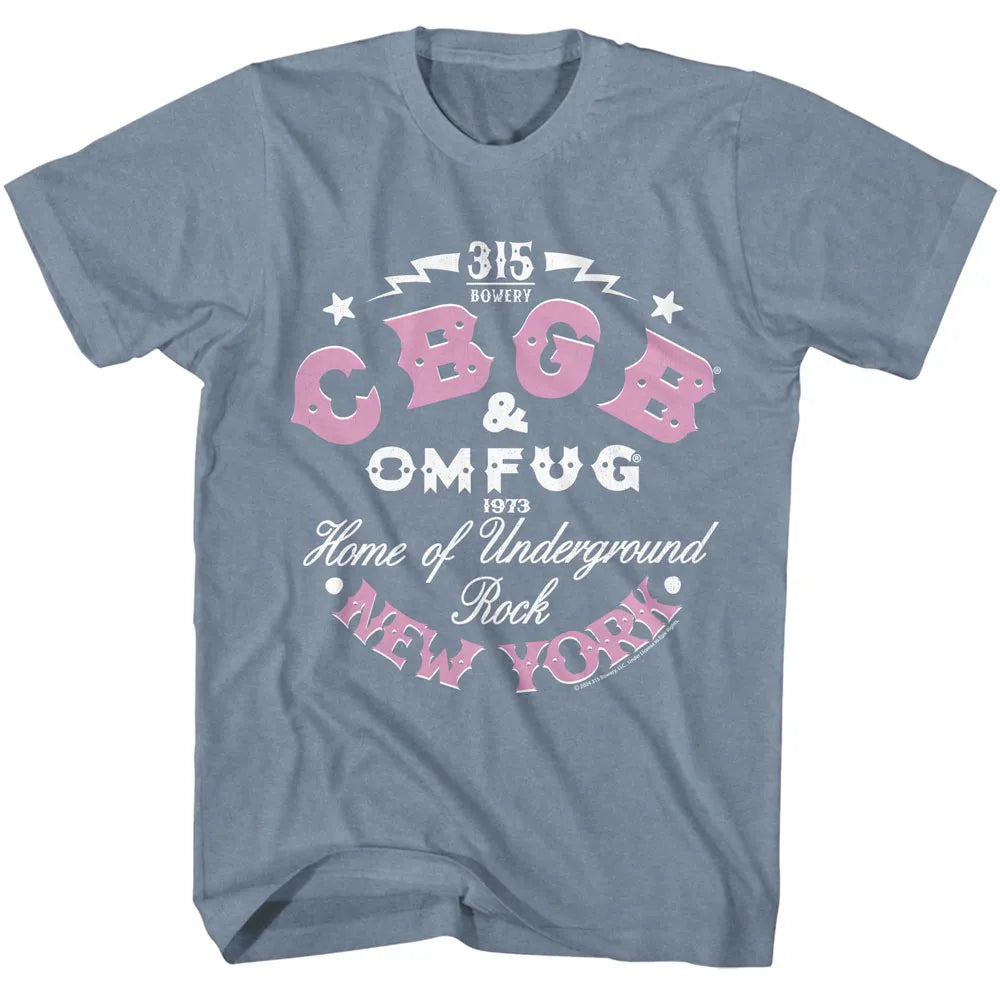 CBGB New York Official Heather T-Shirt