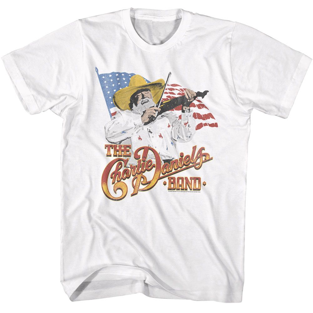 Charlie Daniels Band CDB And Flag Official T-Shirt