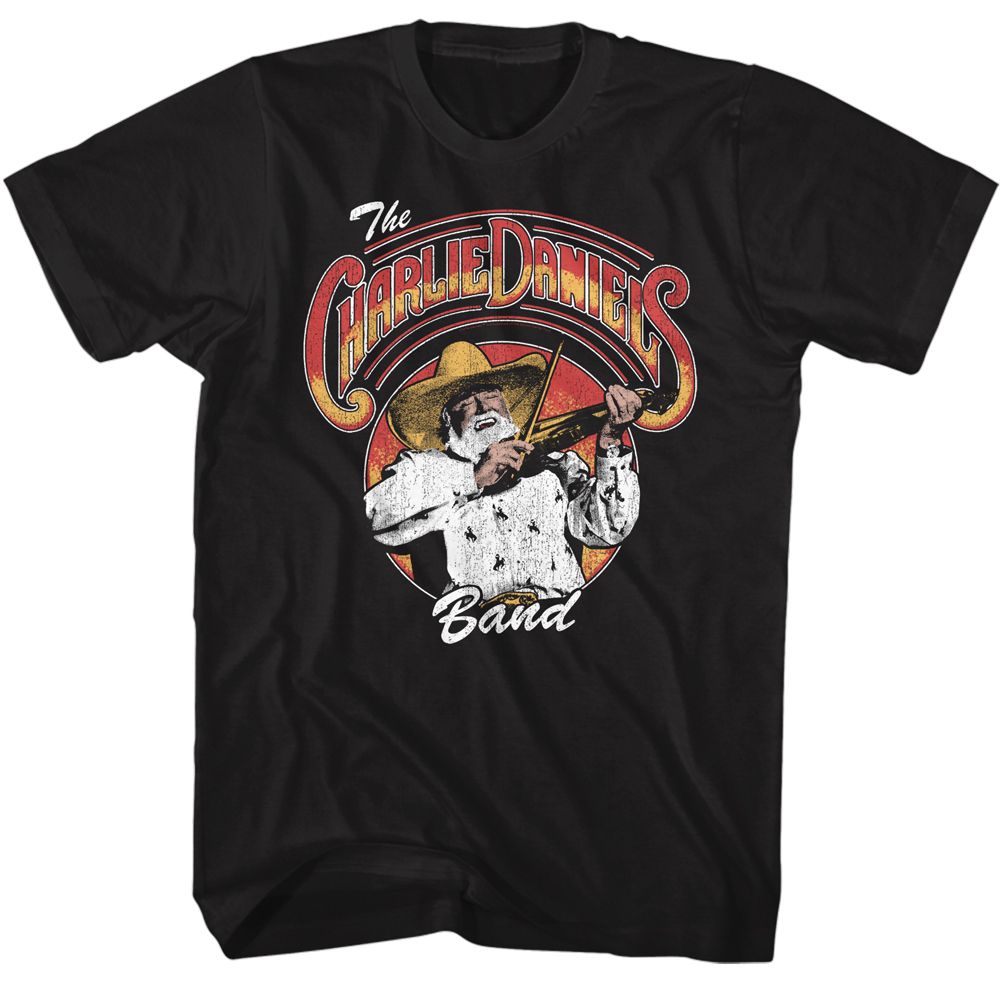 Charlie Daniels Band Logo And Fiddlin Official T-Shirt