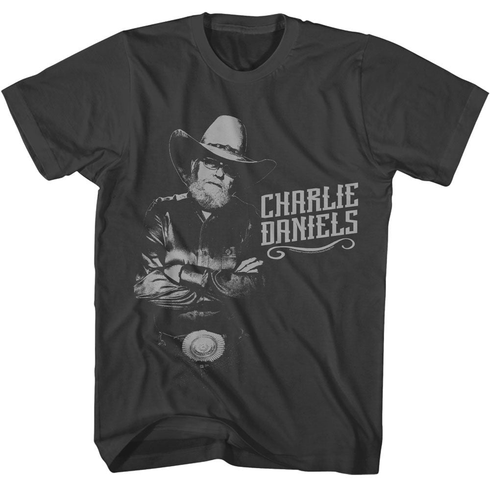 Charlie Daniels Band Once Color Portrait Official T-Shirt