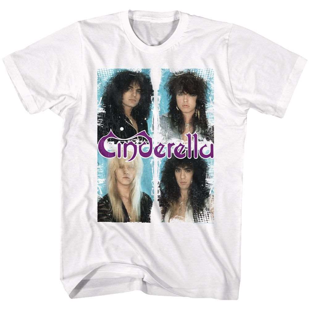 Cinderella Band Members Boxed In Official T-Shirt