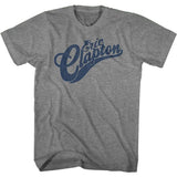 Eric Clapton Clapton and Swoosh Heather T-Shirt