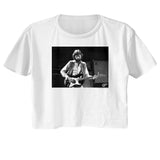Eric Clapton BW Guitar Official Ladies Crop Top