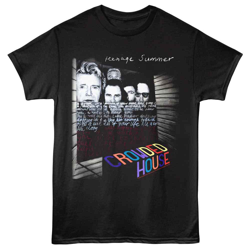 Crowded House Teenage Summer Official T-Shirt