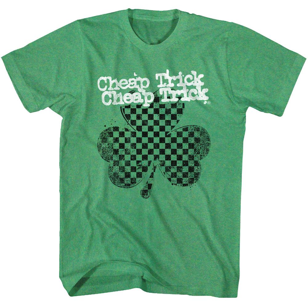 Cheap Trick Shamrock Official Heather T-Shirt