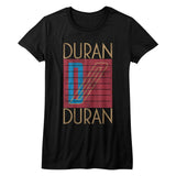 Duran Duran Logo Official Ladies T-Shirt