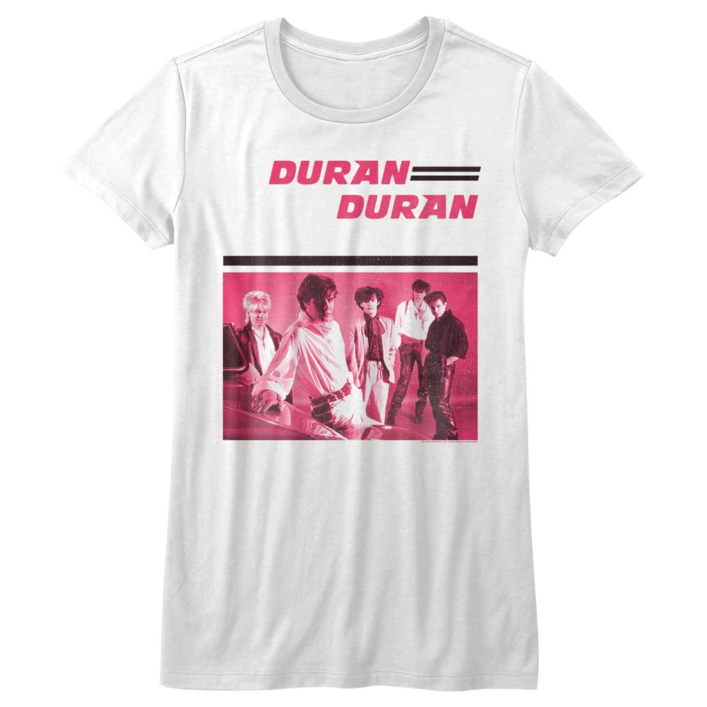 Duran Duran Pink Duran Official Ladies T-Shirt