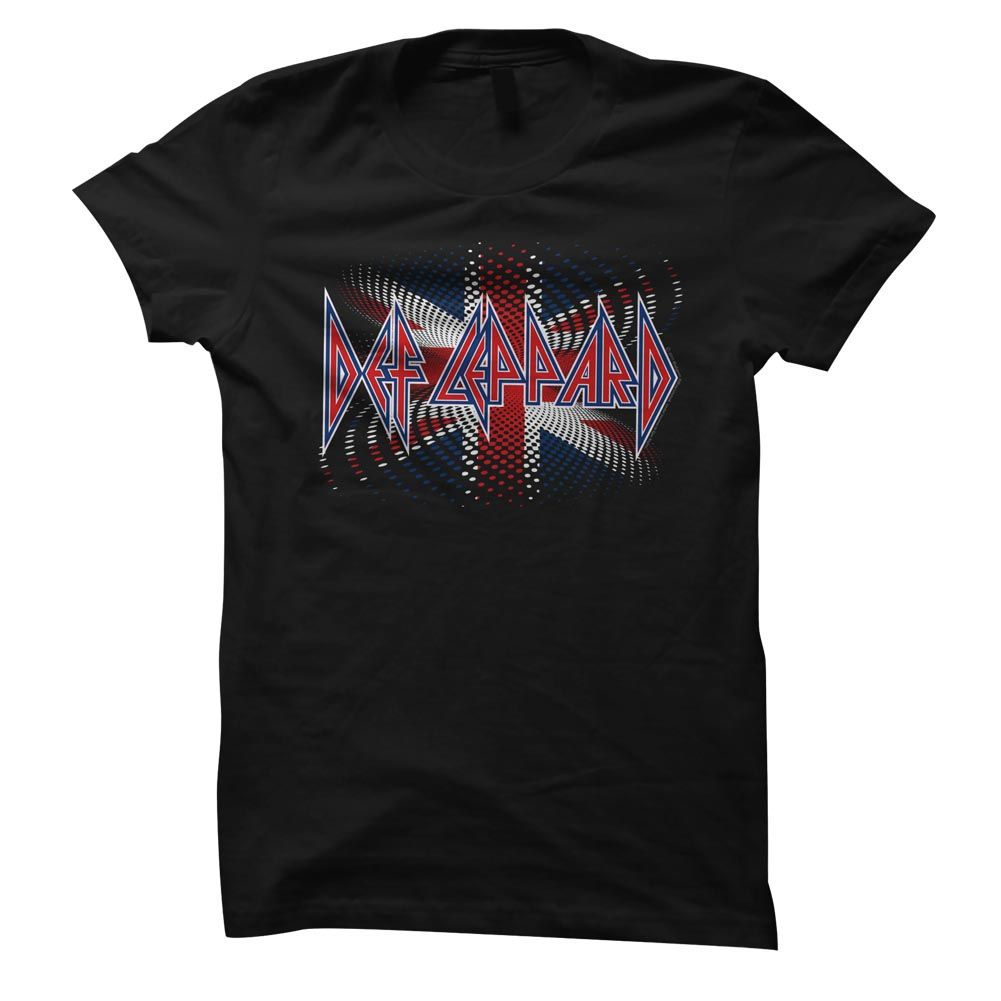 Def Leppard Brit Ish Official Ladies T-Shirt