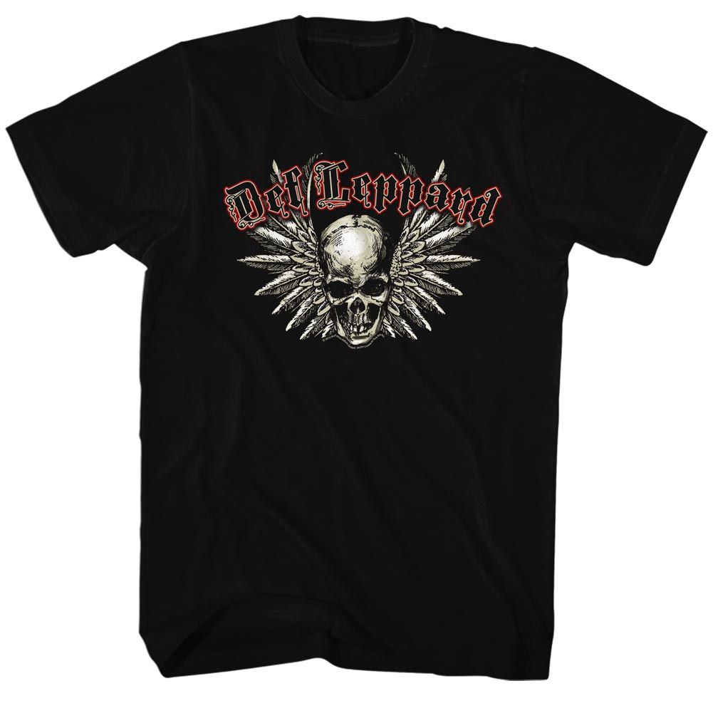 Def Leppard Winged Skull Official T-Shirt