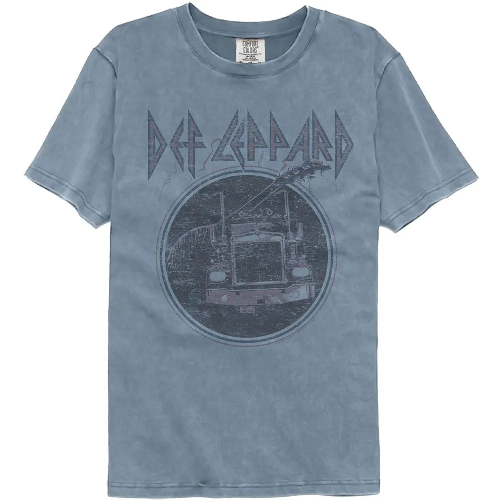 Def Leppard On Through The Night Official Comfort Colors T-Shirt