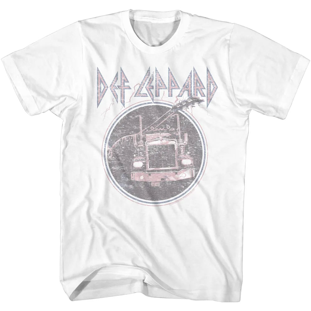 Def Leppard Faded Pink On Through The Night T-Shirt 2X-Large *Sale