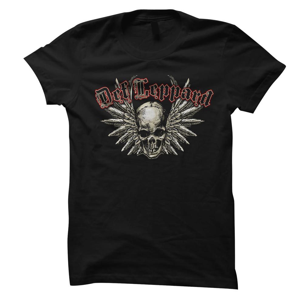 Def Leppard Winged Skull Official Ladies T-Shirt