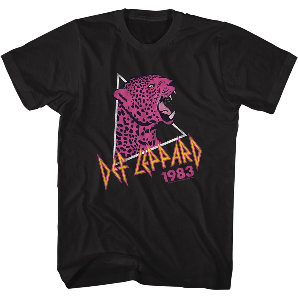 Def Leppard Pink Leopard Official T-Shirt