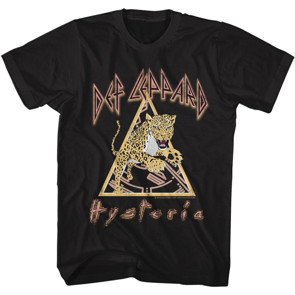 Def Leppard Hysteria Leopard Official T-Shirt