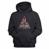 Def Leppard Brit Logo Official Heather Hoodie