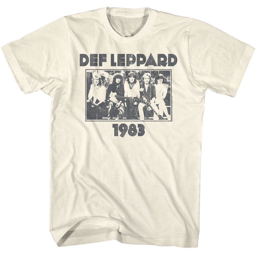 Def Leppard Monochrome Band Pic Official T-Shirt