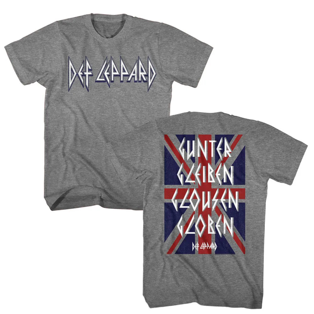 Def Leppard Gunter Gleiben Official Heather T-Shirt