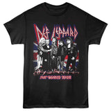 Def Leppard Hysteria Flag Official T-Shirt