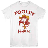 Def Leppard Foolin' Cowgirl Official T-Shirt
