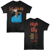 Def Leppard High N Dry 81 F/B Official T-Shirt