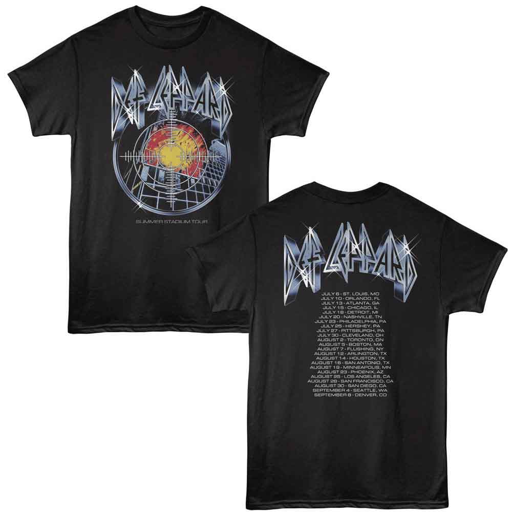 Def Leppard Summer Stadium F/B Official T-Shirt