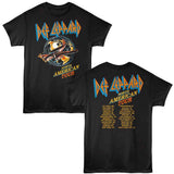 Def Leppard NA Tour Plane F/B Official T-Shirt