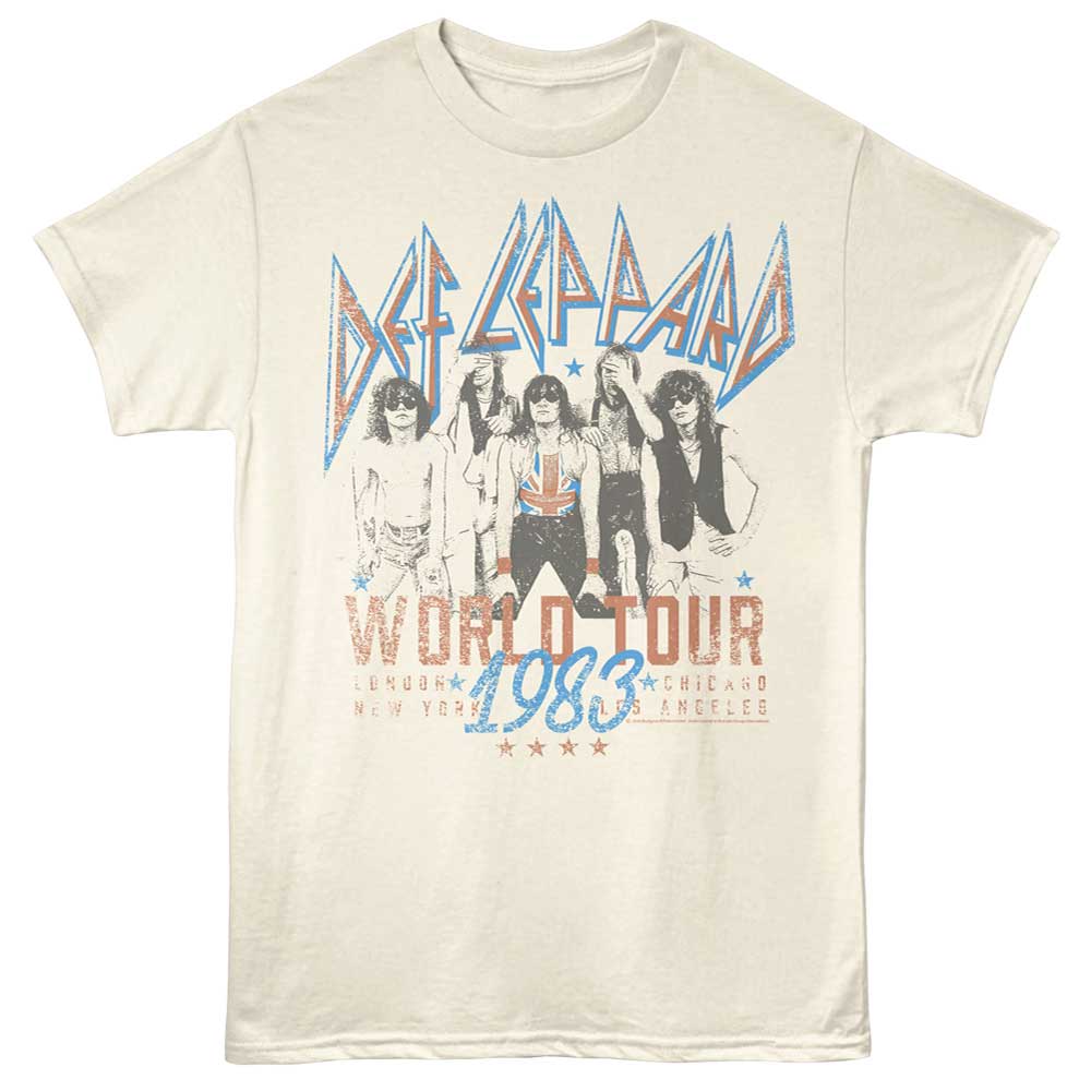 Def Leppard World Tour 83 Official T-Shirt