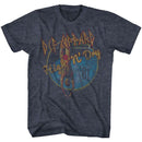 Def Leppard Faded High 'N Dry Heather T-Shirt