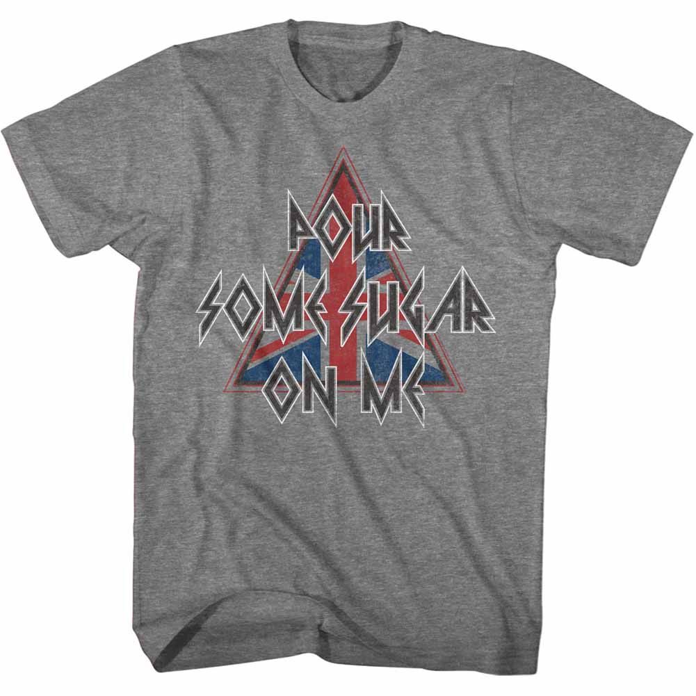 Def Leppard Pour Some Triangle Official Heather T-Shirt