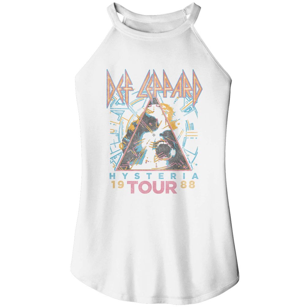 Def Leppard Hysteria 88 Official Ladies Sleeveless Rocker Tank