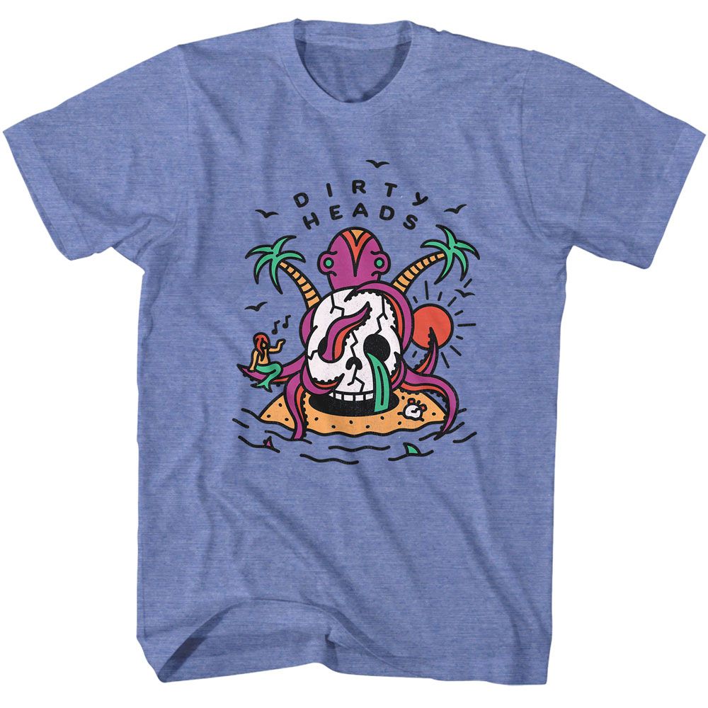 Dirty Heads Make Me Skull Official Heather T-shirt