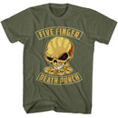 Five Finger Death Punch Skull And Knuckles Official T-Shirt