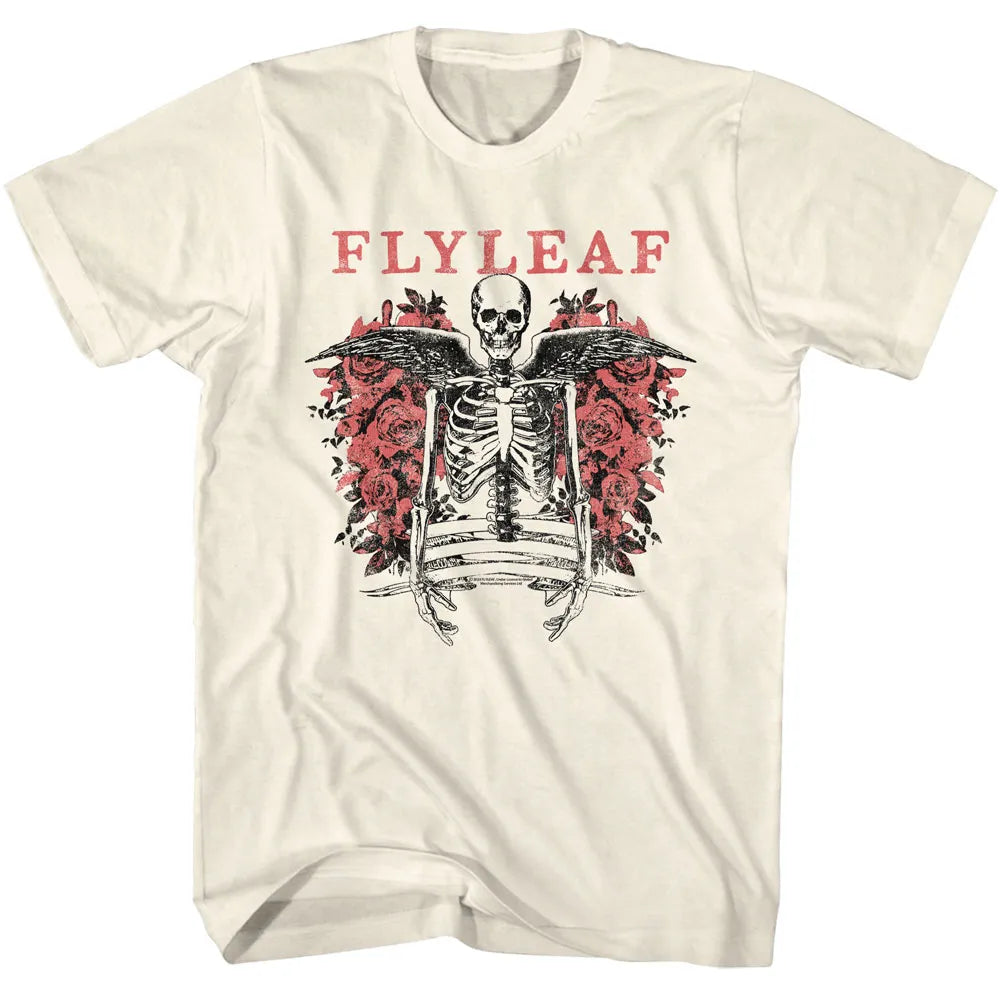 Flyleaf Winged Skeleton Official T-Shirt