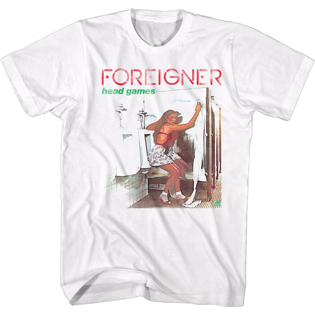 Foreigner Head Games Cover Official T-Shirt