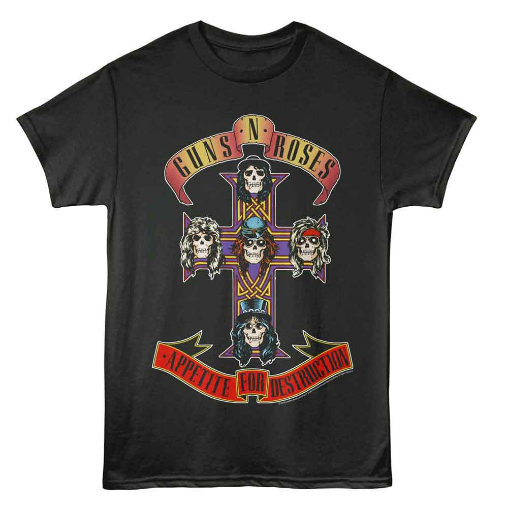 Guns N Roses Appetite For Destruction Official T-Shirt