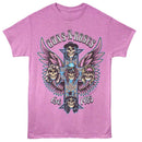 Guns N Roses Winged Crosses Official Heather T-Shirt