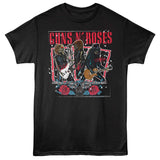 Guns N Roses Skeleton Band Official T-Shirt