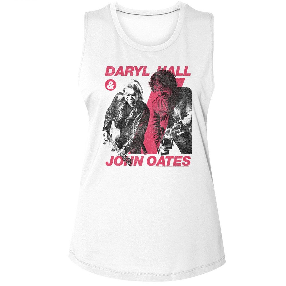 Hall And Oates Rockin' Out Official Ladies Muscle Tank
