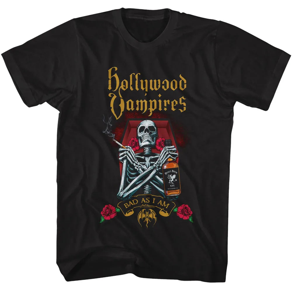 Hollywood Vampires Bad As I am Official T-Shirt