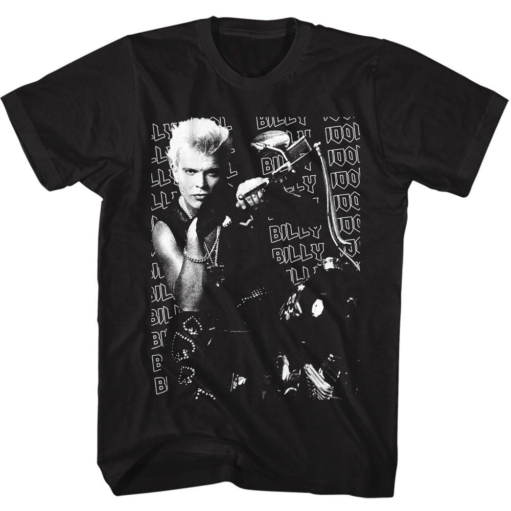 Billy Idol Motorcycle Photo Official T-Shirt